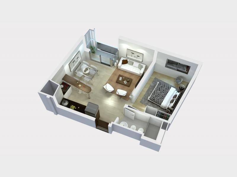 Altos de Gaboto 1 dorm con garage